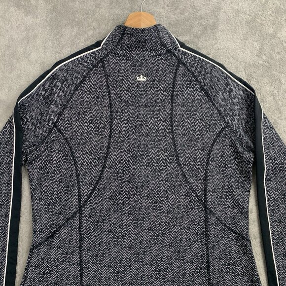 Peter Millar Sweatshirt Womens XL Anaheim Ducks Gray Hockey Lightweight 1/4 Zip - Picture 9 of 9